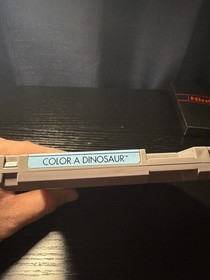 Color a Dinosaur NES Clean Authentic Rare (Nintendo Entertainment System)