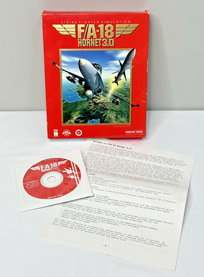 F/A-18 Hornet 3.0 PC MAC CD Strike Fighter Pilot Air-Combat Jet