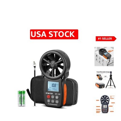 Versatile BT-100 Anemometer: Wind Meter for Shooting & Outdoor Activities