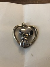 Ciondolo Lenox Collections Peanuts Pals Snoopy e Woodstock Sterling & 14k