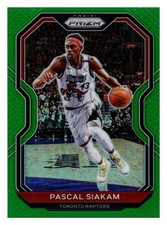 2020-21 Panini Prizm Basketball Pascal Siakam #134 Green Prizm Raptors NBA TOR