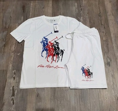 Polo Ralph Lauren Big Triple Pony Shortset (Medium)