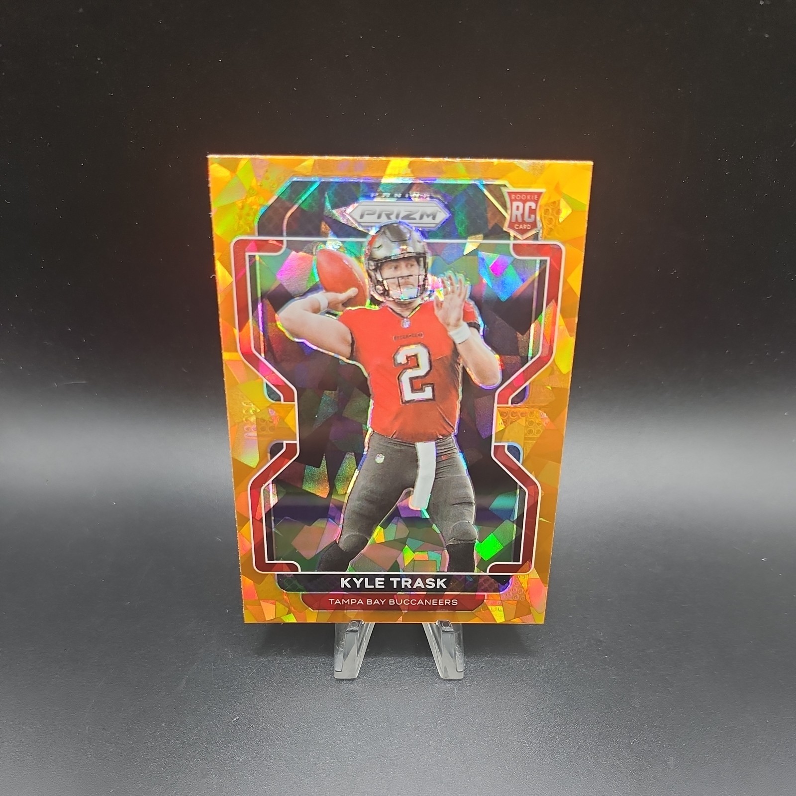 2021 Panini Prizm Orange Ice Kyle Trask #339 RC Football Card