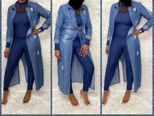 Blue One Piece Woman Long Sleeve Size  Small  Brand New JUMPSUIT ONLY 
