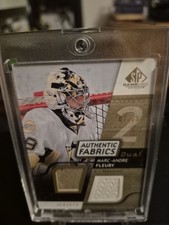 2008/09 ANDRE FLEURY SP GAME USED EDITION AUTHENTIC FABRICS DUAL JERSEY # 07/50