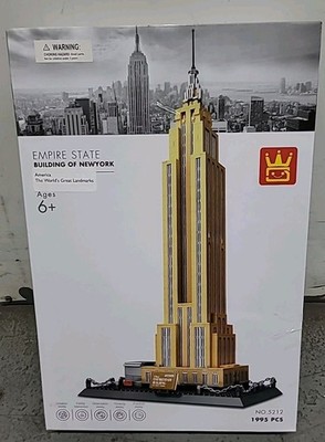 EMPIRE STATE  Building N.Y. Block Toys World's Architecture Bricks Model #5212 