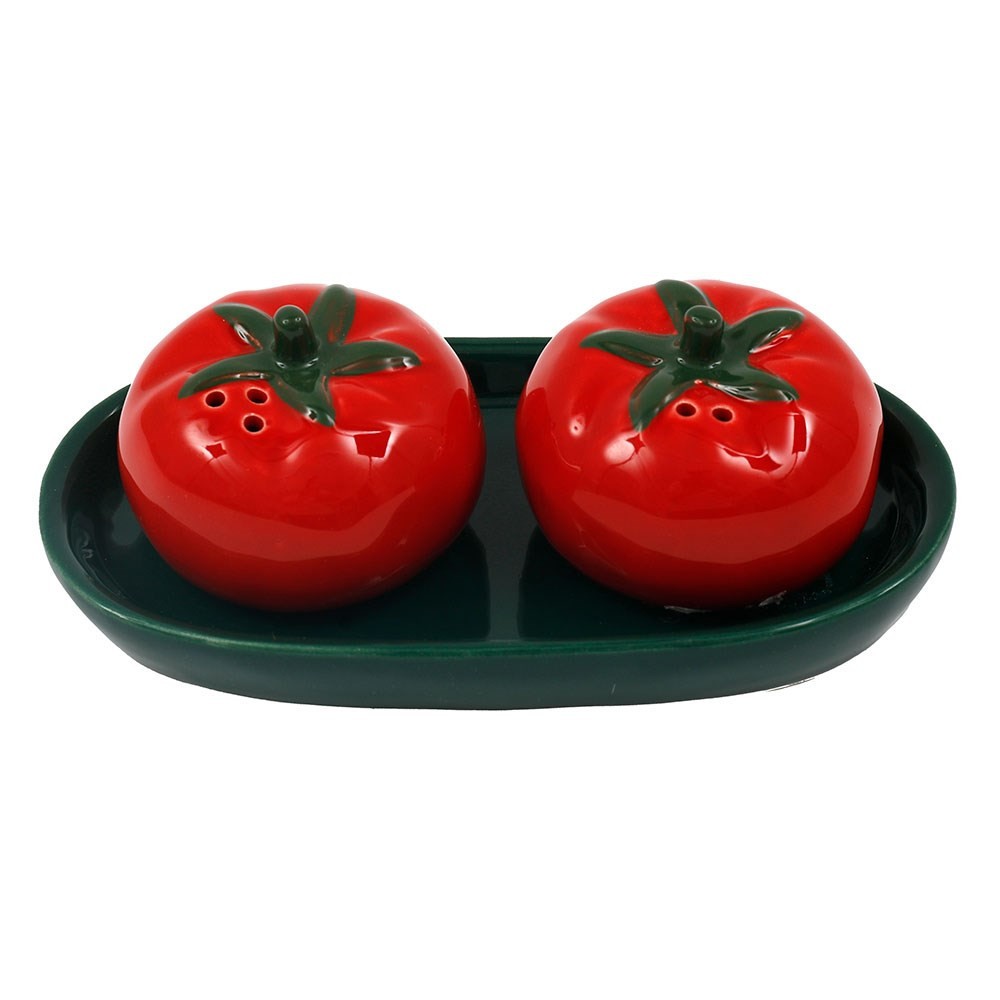 Tomato -  Salt and Pepper Shakers / Cruet - Brand New & Boxed
