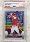2023 Bowman - Mike Trout #89 Chrome Mojo Refractor PSA 9 Angel's. Sick Card Bro!
