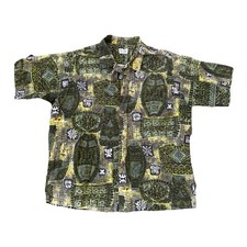 Kay O Kauai Vintage Hawaiian Shirt 1960's Aloha Hawaii Exotica Luau Tiki Atomic