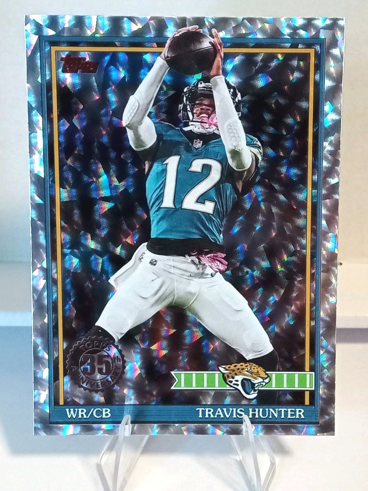 🔥🏈Travis Hunter (JAX) - 91 Crackleboard Holo 🔥2026 Flagship Football