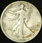 1916-D Walking Liberty Half Dollar - Free Shipping USA