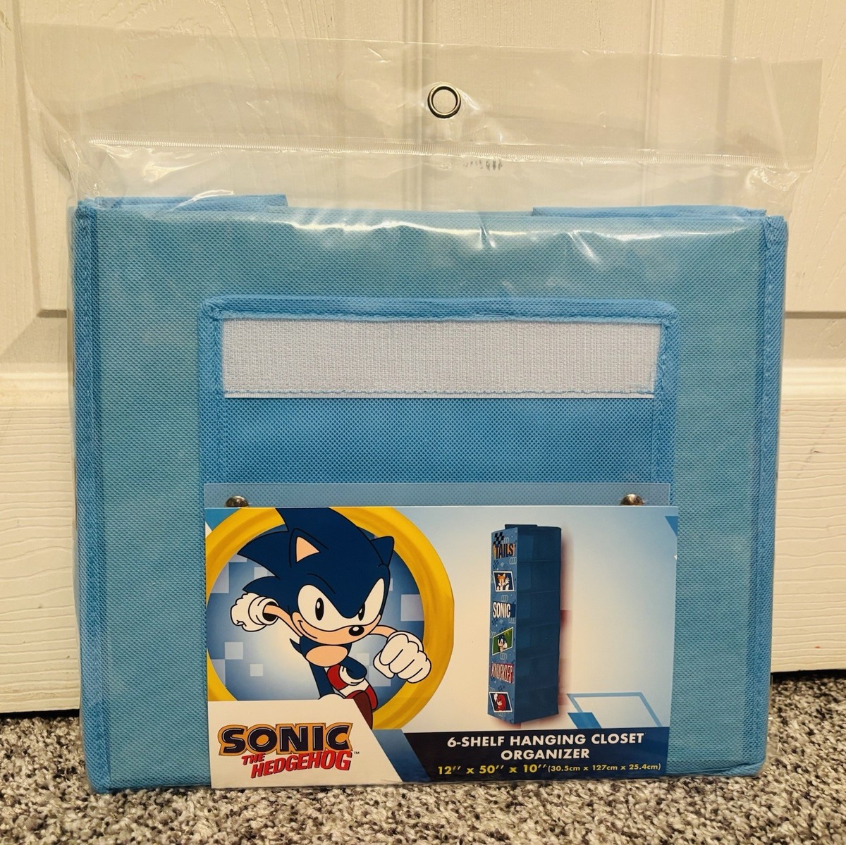 Sonic the Hedgehog 6-Shelf Hanging Closet Organizer Pop Creations