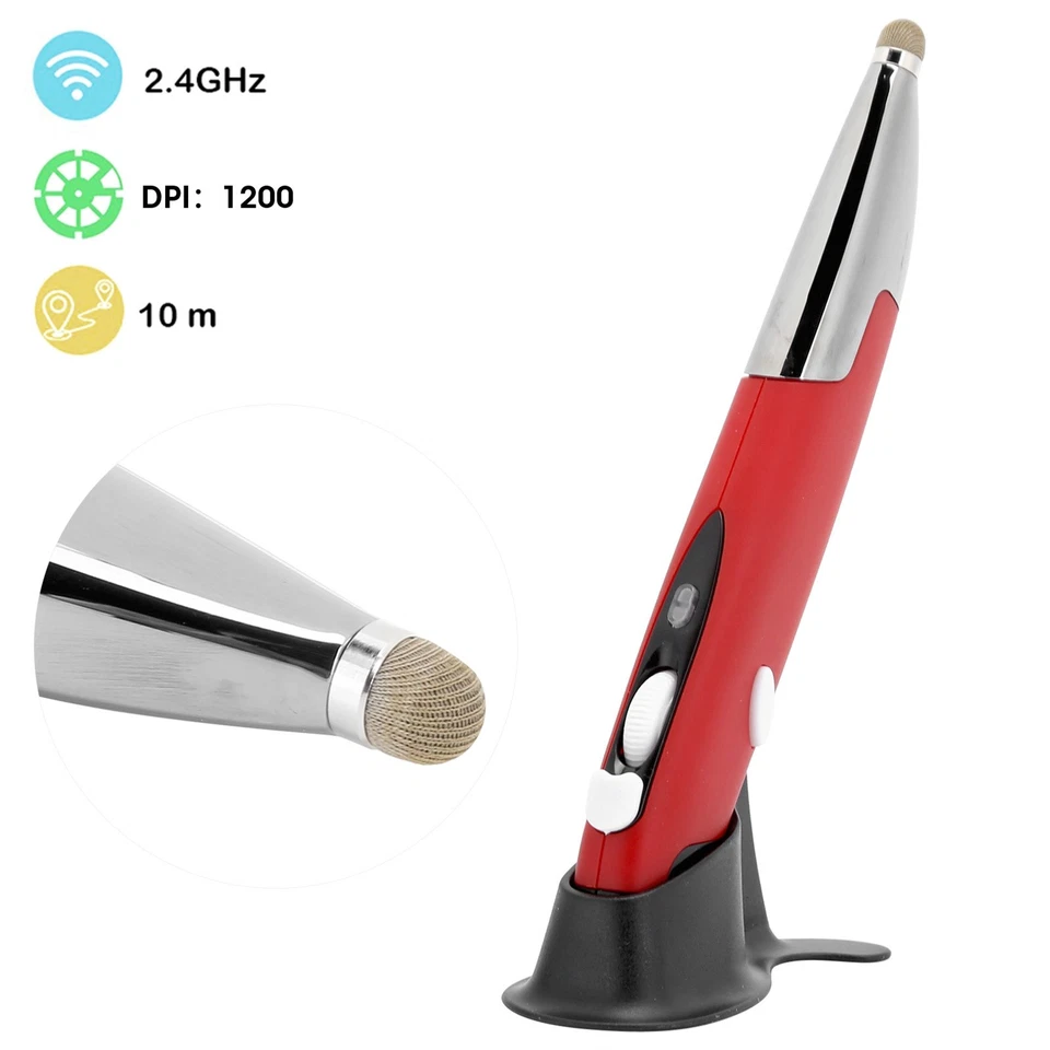 Wireless Pen Mouse Smart Language Voice Translator Optical Typing Stylus Mice - Image 2 of 4