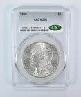 1880 Morgan Silver Dollar MS61 CAC CACg *5765