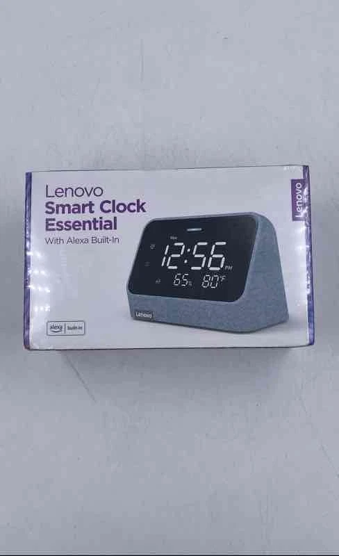 Lenovo CD-4N342Y Blau Bluetooth Smart Clock Essential mit Alexa Built-In