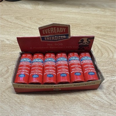 Eveready Energizer No. 505 Type B 22½V Photoflash Battery 6 Pack Carbon-Zinc