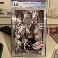 Fame: Arnold Schwarzenegger CGC 9.8 Predator David Sanchez LTD 100 Virgin