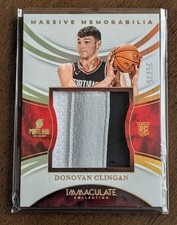 Donovan Clingan 2024 Immaculate Massive Memorabilia 25/25 #MM-DCP Rookie Patch
