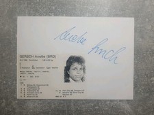 KK m.Orig.AG Anette Gersch RFN Narty alpejskie 3.WC 87/88/89/90/91 - Drużynowa rzadkość!
