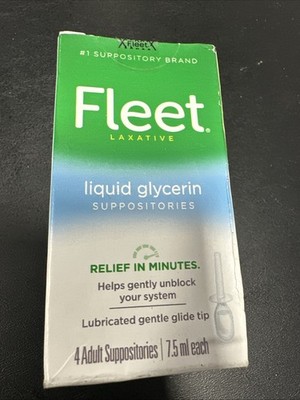 Fleet Liquid Glycerin Suppositories 4 Each