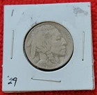 1929 S Buffalo Nickel San Francisco Mint Mark Ungraded Uncertified Circulated
