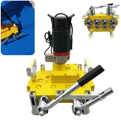 220V Color Steel Tile Edge Locking Machine Standing Seam Metal Roof Machine