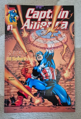 CAPTAIN AMERICA # 1 , Marvel Deutschland COMIC, 100 Seiten Z1 - Bild 1 von 4