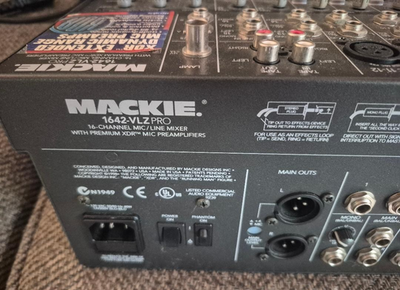 Mackie 1642-VLZ PRO 16-Channel Mic/Line Mixer - Tested Working | eBay