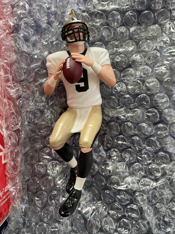Hallmark Keepsake DREW BREES 2013 NFL Football Legends N.O. Saints Ornament NIB