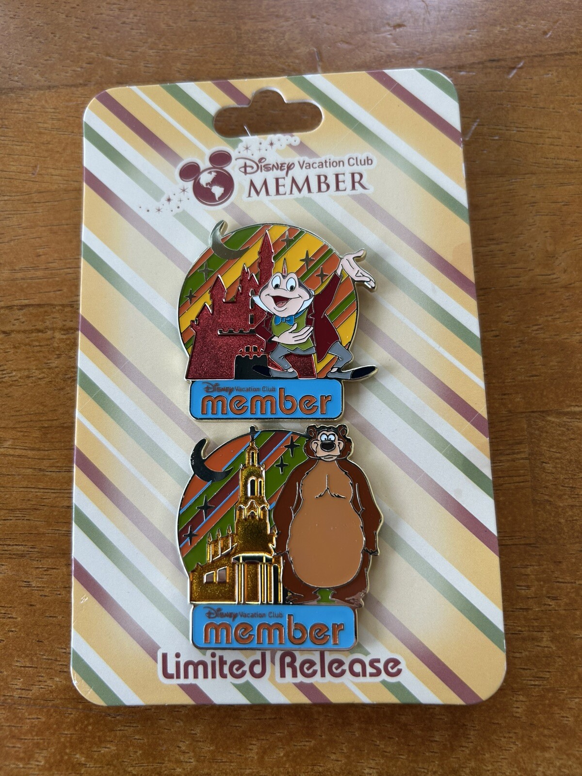 Disney Mr. Toad Humphrey Pins Disney Vacation Club Member 2022 DVC LR 2 Pin Set