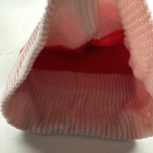 Bommelmütze Strickmütze Damen Einheitsgröße Ski Schnee rosa orange - Bild 9 von 10