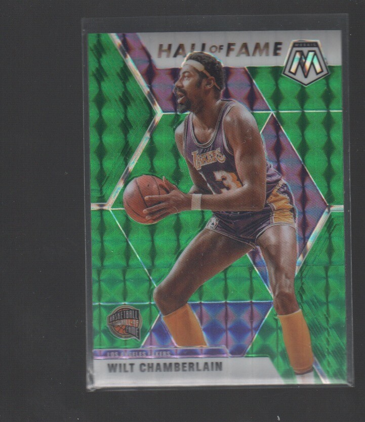 WILT CHAMBERLAIN 2019-20 PANINI PRIZM MOSAIC GREEN PRIZMS CARD #285