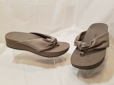 Vionic Rosalind Gray Toe Post Slide Comfort Sandals Women's Size 10 | eBay
