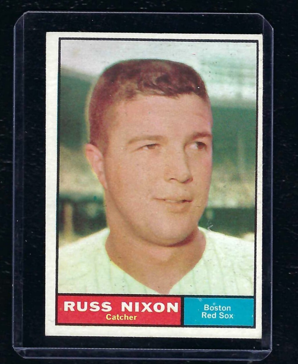 1961 Topps Baseball Card #53 Russ Nixon, Boston Red Sox, NM!