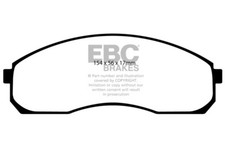 EBC Ultimax Front Brake Pads for Kia Carnival 2.5 (2003 > 06)
