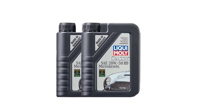 LIQUI MOLY 1128 Classic Motorenl SAE 20W-50 HD l Mineralisch 2x 1 Liter