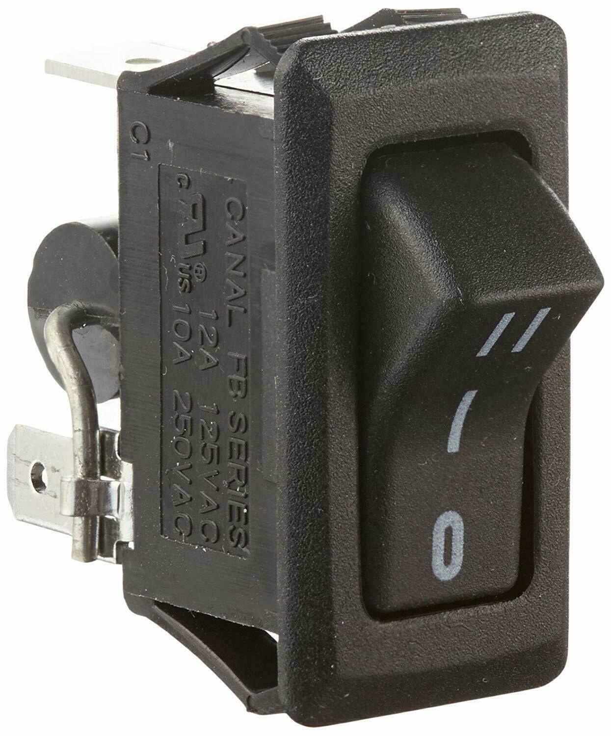 2-Speed On/Off Rocker Switch fits Oreck Upright Vacuum Type 2, 3, 4 ...