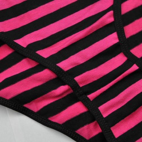 6pcs Womens Cotton Underwear Striped Ladies Sexy Briefs Panties Knickers H - Picture 8 of 16
