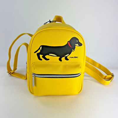 Marc Tetro Backpack Dachshund Dog Puppy Yellow 10 display picture 2