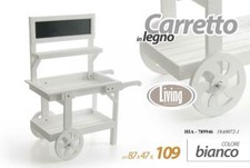 CARRETTO LEGNO PIANTE FIORI CARRELLO TERRAZZO GIARDINO NEGOZIO ESPOSIZIONE