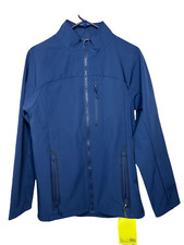 All In Motion Jacket Size Small Wind  Water Resistant Blue
