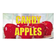Vinyl Banner Multiple Sizes Candy Apples Outdoor Advertising Printing D Outdoor