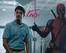 KARAN SONI signed autograph 20x25cm DEADPOOL WOLVERINE in person autograph COA