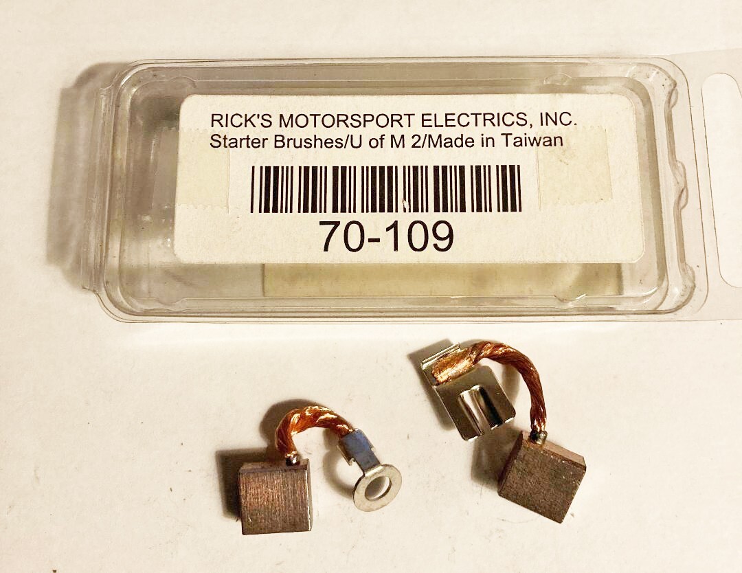 Ricks Motorsport Electric 70109 Starter Motor Brushes for sale