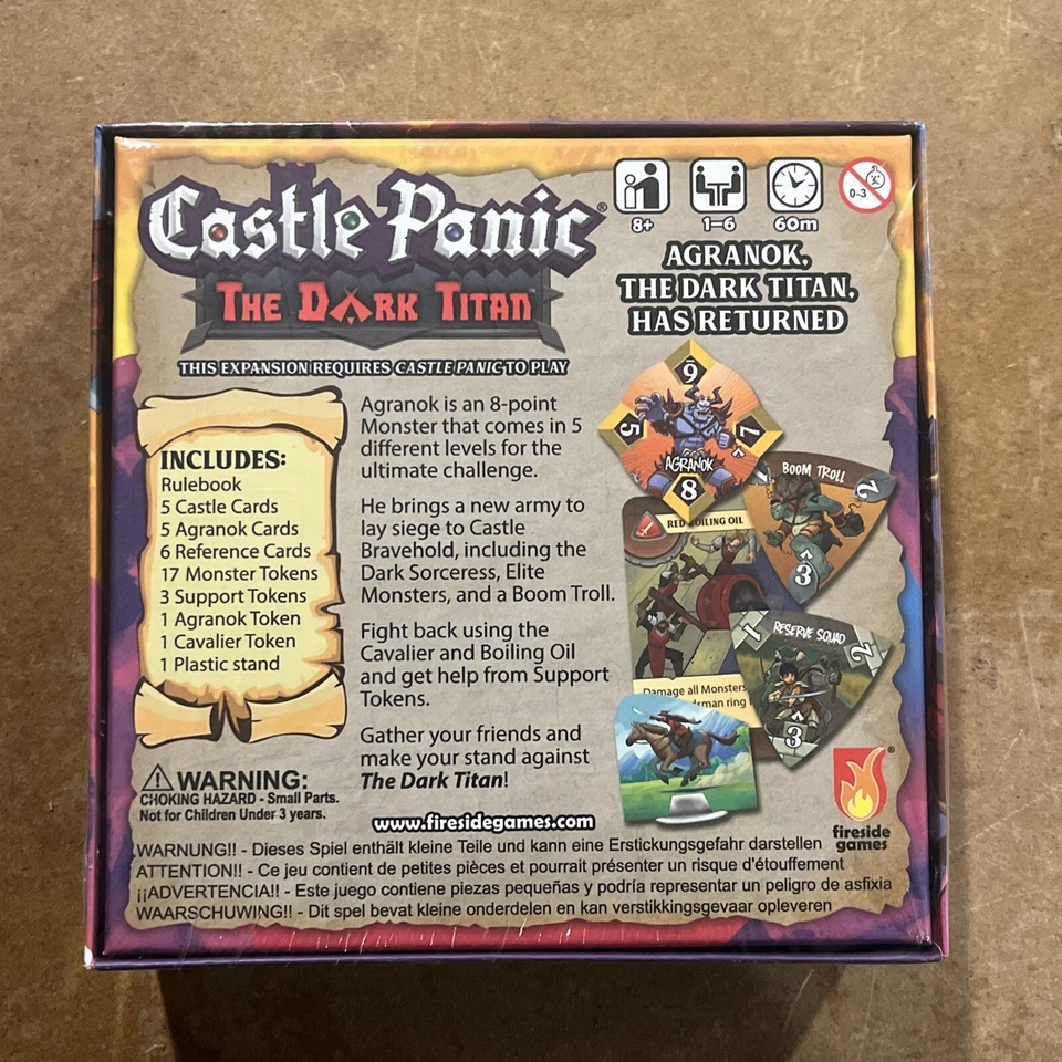 The Dark Titan Expansion Castle Board Game Fireside Games Cooperative New Sealed - Image 3 of 4