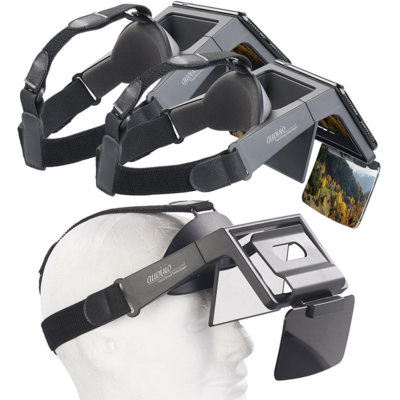 auvisio 2er-Set Augmented-Reality- und Video-Brillen für Smartphones, 69°