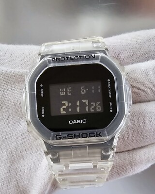 Casio G-Shock Digital Transparent Pack Series Men's Watch DW-5600SKE-7