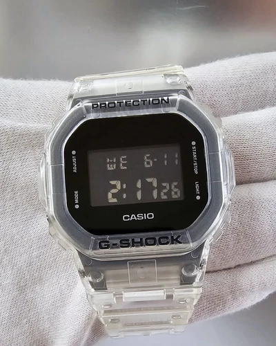 Casio G-Shock Digital Transparent Pack Series Men's Watch DW-5600SKE-7