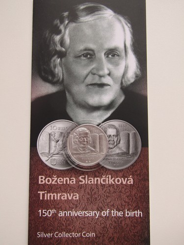 SLOWAKEI 2017 10 EURO SILBER MÜNZE COIN ST BU - BOZENA SLANCIKOVA-TIMRAVA  - Picture 1 of 6