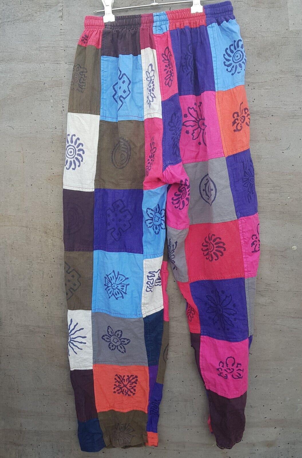 Everest Rainbow Patchwork Pants XL Multi Colour H… - image 10